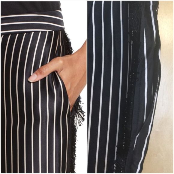 Wide Leg Silk Pajama Pants YIGAL AZROUËL - Picture 11 of 13